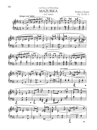 Book cover for Mazurka in C minor, Op. 30, No. 1