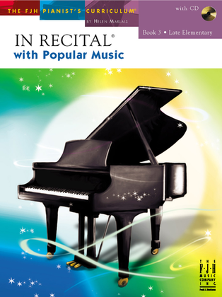 Book cover for In Recital with Popular Music, Book 3
