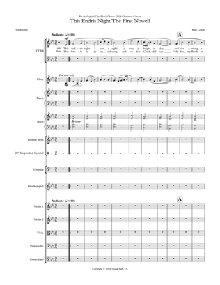 This Endris Night/The First Nowell (Conductor Score)