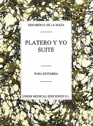 Book cover for Eduardo Sainz De La Maza: Platero Y Yo Suite