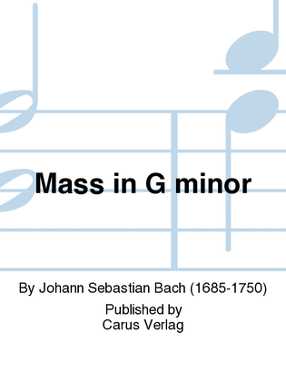 Book cover for Mass in g minor