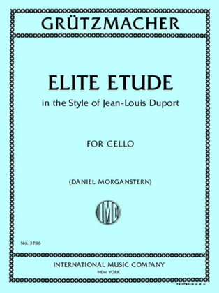 Book cover for Elite Etude In The Style Of Jean-Louis Duport