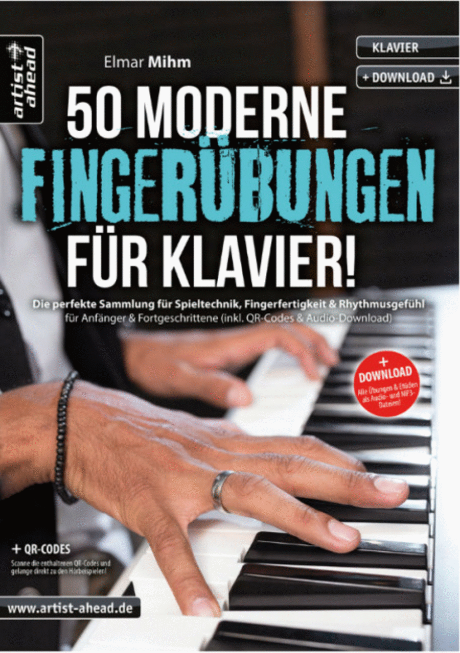 50 moderne Fingerübungen für Klavier!