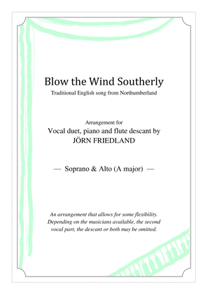 Book cover for Blow the Wind Southerly