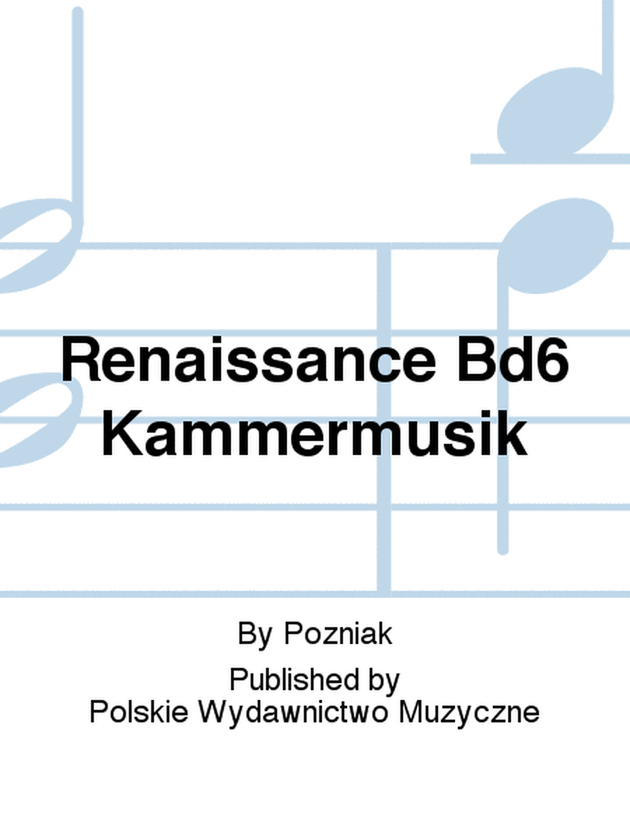 Renaissance Bd6 Kammermusik