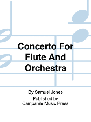 Concerto For Flute And Orchestra