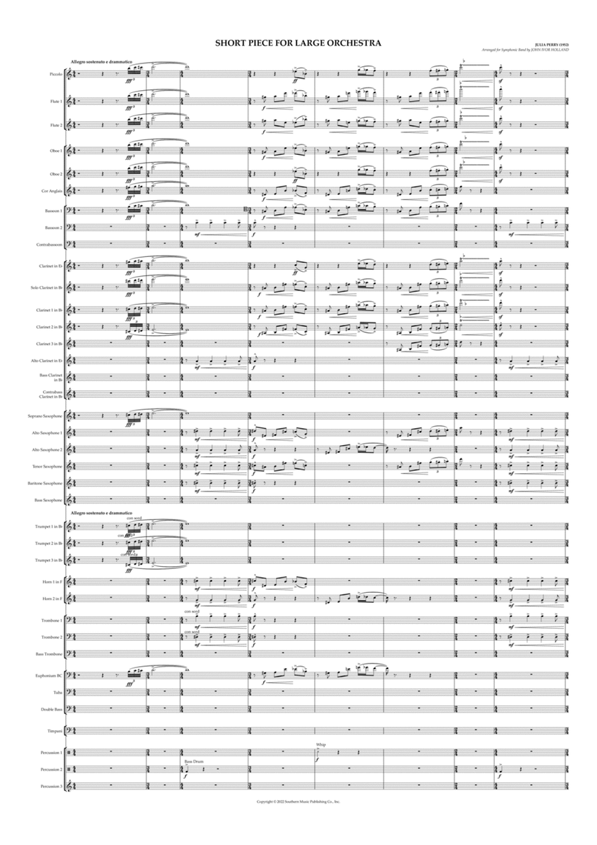 Short Piece For Large Orchestra image number null