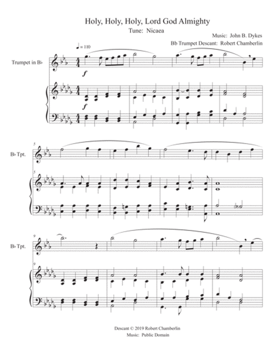 Descants on 10 Hymn Tunes for Trumpet in B Flat image number null