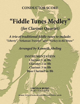 Fiddle Tunes Medley (for Clarinet Quartet)