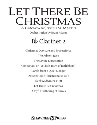 Book cover for Let There Be Christmas Orchestration - Bb Clarinet 2