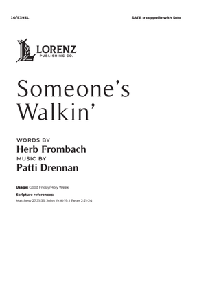 Book cover for Someone's Walkin'