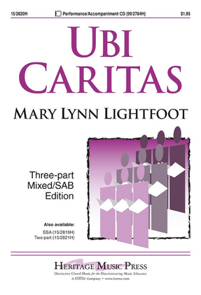 Book cover for Ubi Caritas