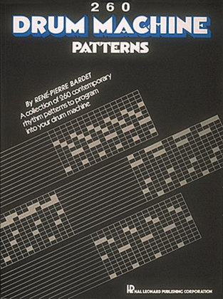 Book cover for 260 Drum Machine Patterns