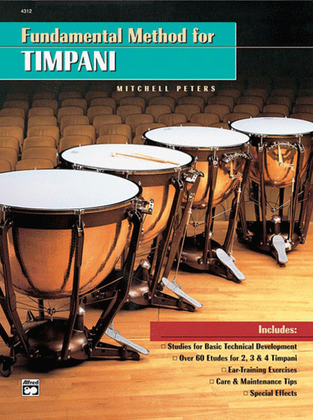 Book cover for Fundamental Method for Timpani