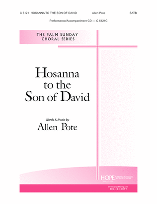 Book cover for Hosanna to the Son of David