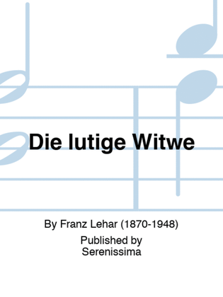 Book cover for Die lutige Witwe