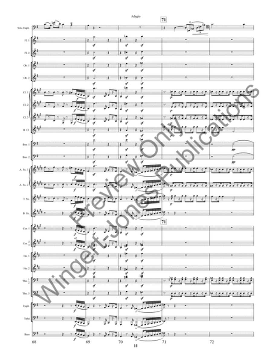 Adagio Solo Euphonium and Winds image number null