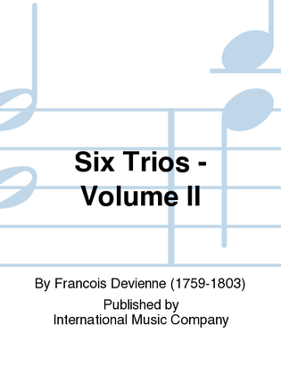 Book cover for Six Trios: Volume II