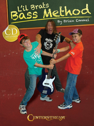 Book cover for Lil Brats Bass Method Tab Book/CD