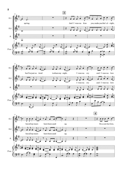Tom Odell Another Love - Bb Instrument Sheet Music (Trumpet