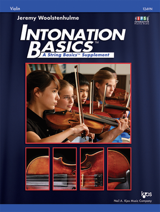 Book cover for Intonation Basics: A String Basics Supplement - Violin