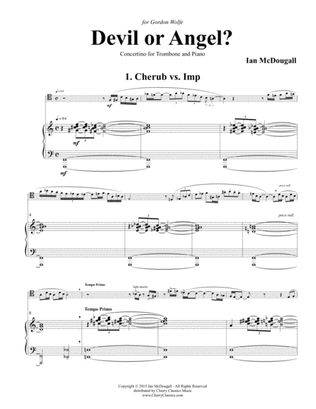 Concertino for Trombone & Piano, "Devil or Angel?"