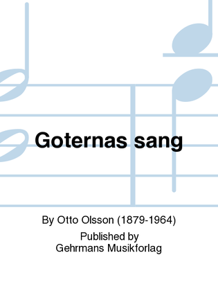 Book cover for Goternas sang
