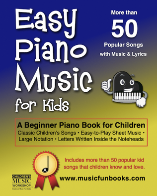 Book cover for Easy Piano Music for Kids
