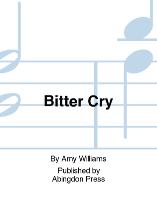 Book cover for Bitter Cry