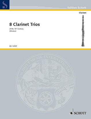 Book cover for 8 Clarinet Trios of the 18th Century