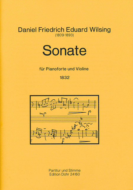 Sonate für Pianoforte und Violine (1832)
