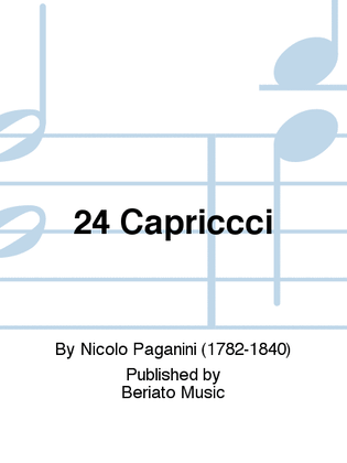 Book cover for 24 Capriccci