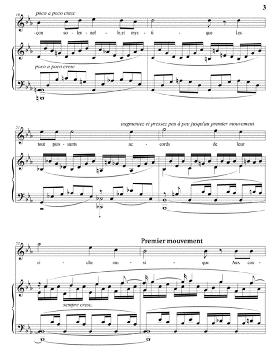 DUPARC: La vie antérieure (transposed to E-flat major)