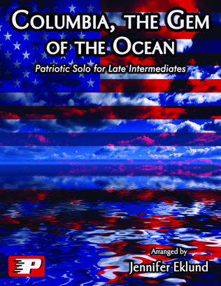 Book cover for Columbia, the Gem of the Ocean (Late Intermediate Piano)