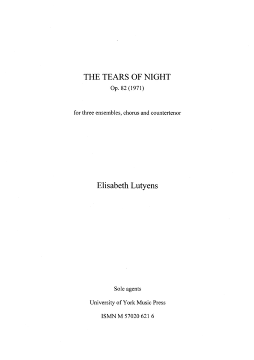 The Tears of Night Op.82