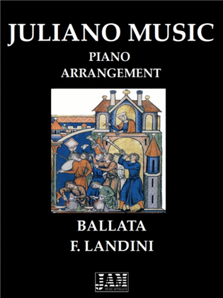 Book cover for BALLATA (EASY PIANO ARRANGEMENT) - F. LANDINI