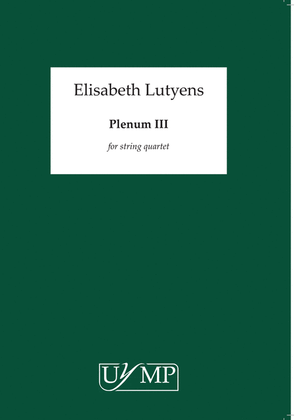 Book cover for Plenum III Op.93
