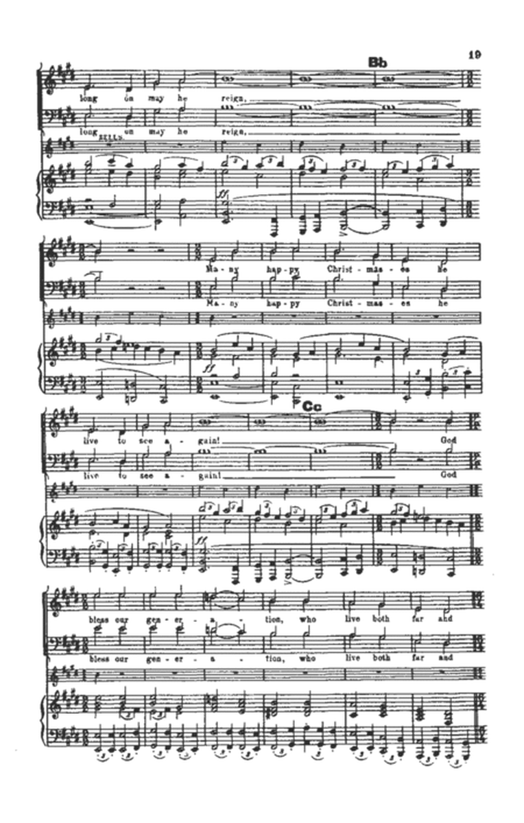 Fantasia on Christmas Carols (Choral Score)