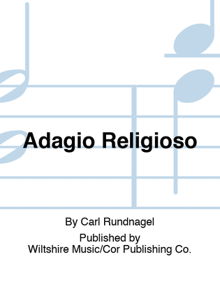 Book cover for Adagio Religioso