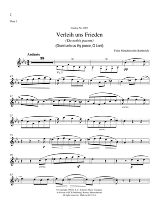 Book cover for Verleih' uns Frieden (Grant Unto Us Thy Peace, O Lord) (Downloadable Instrumental Parts)