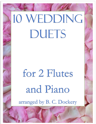 Book cover for 10 Wedding Duets for 2 Flutes and Piano
