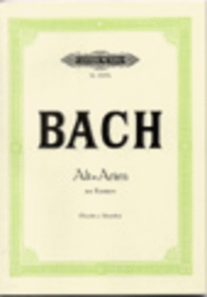Book cover for 15 Contralto Arias from Cantatas
