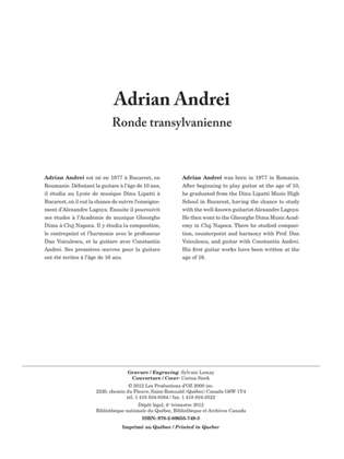 Book cover for Ronde transylvanienne
