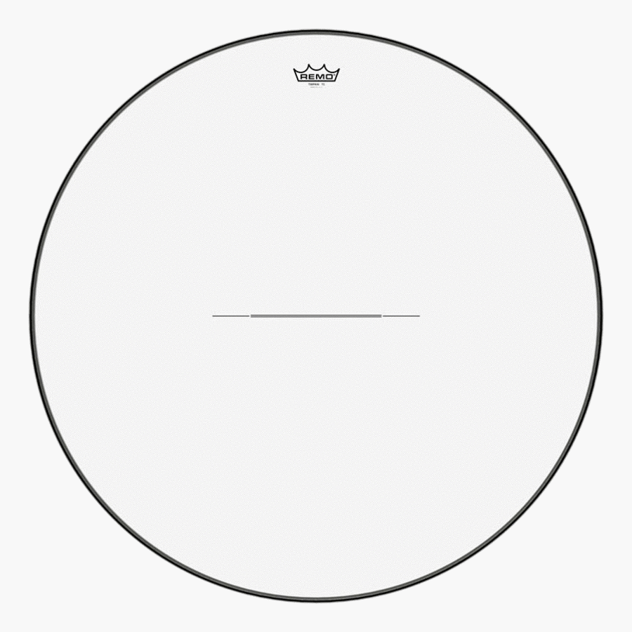 Timpani, Clear, 31“ Diameter, Low-profile Steel Insert Ring