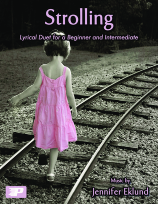 Book cover for Strolling (Beginner Solo with Teacher Duet)