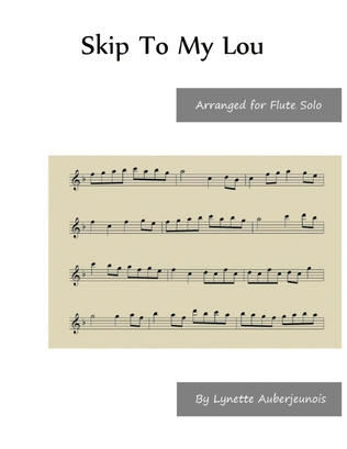 Book cover for Skip to My Lou - Flute Solo