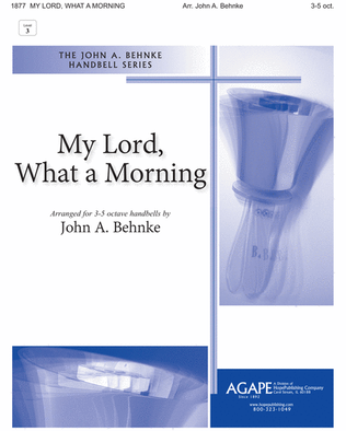 Book cover for My Lord What a Morning