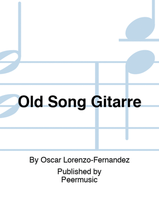 Old Song Gitarre