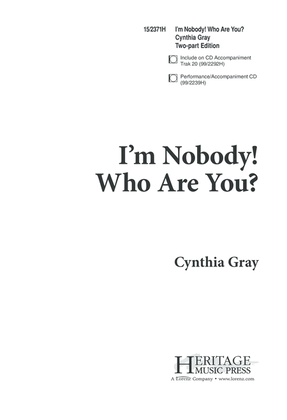 Book cover for I'm Nobody! Who Are You?