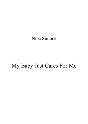 Book cover for My Baby Just Cares For Me